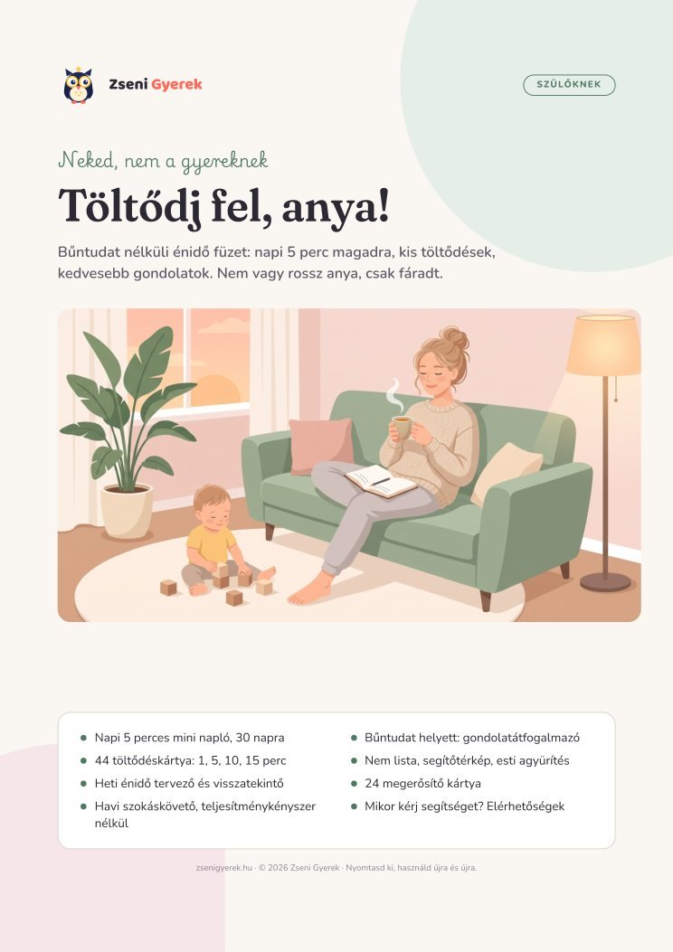 Töltődj fel, anya!