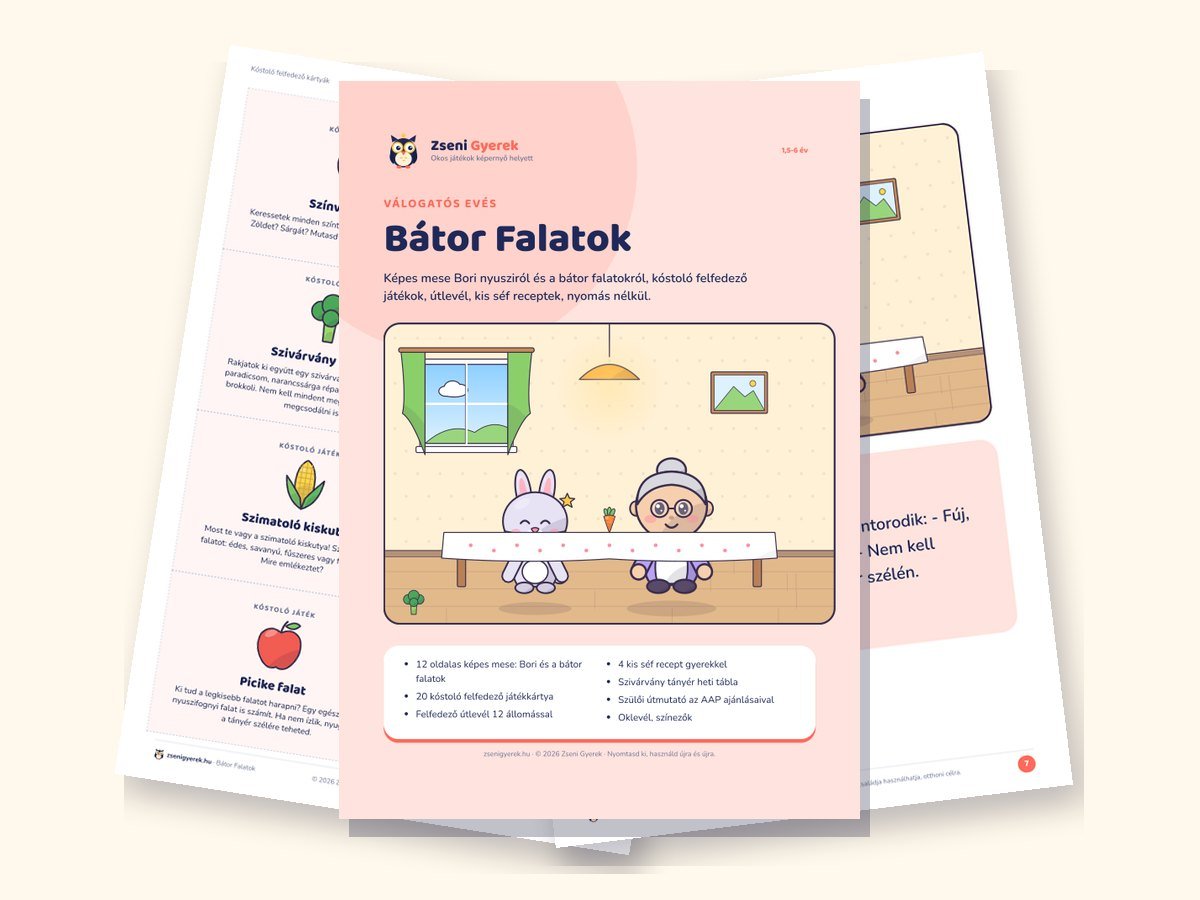 Bátor Falatok Csomag - belelapozás