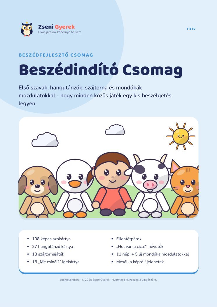 Beszédindító Csomag - 1. oldal