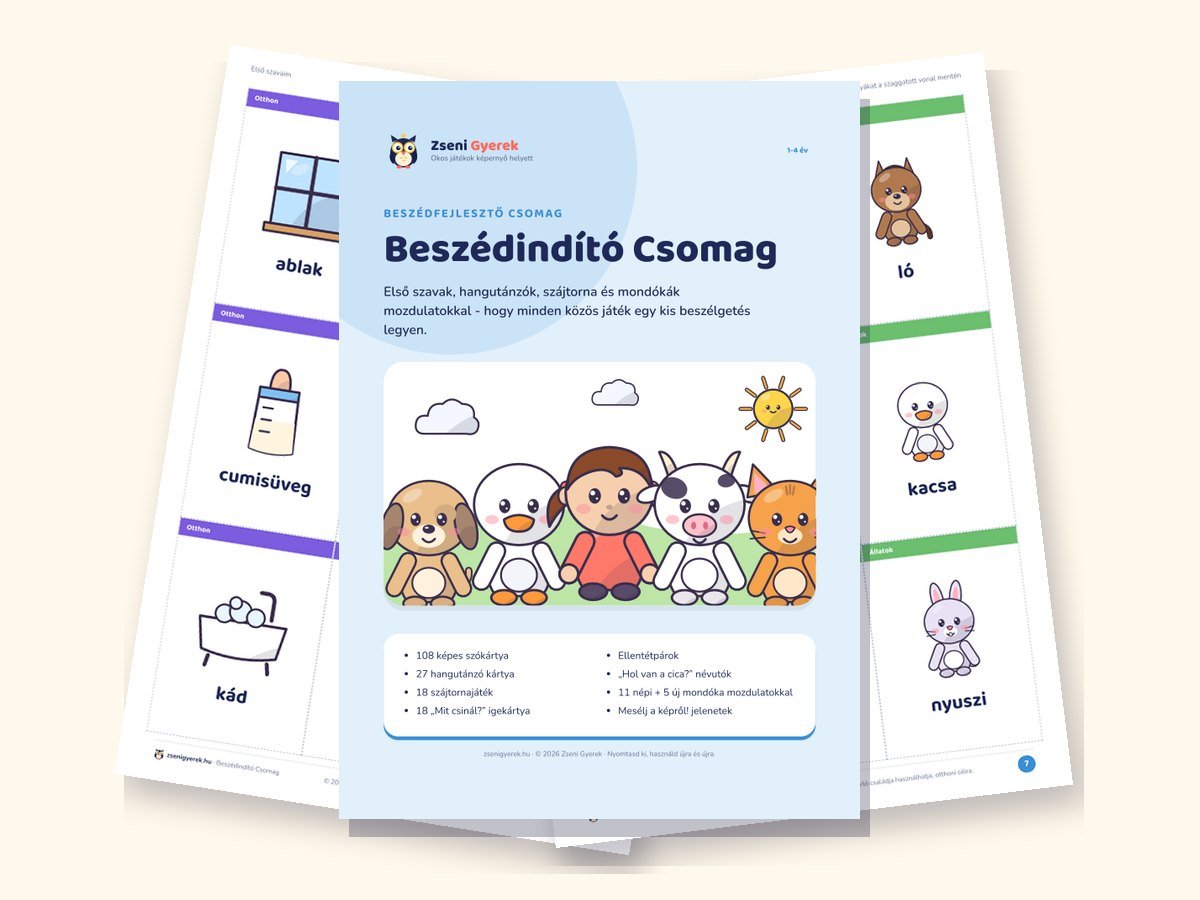 Beszédindító Csomag - belelapozás