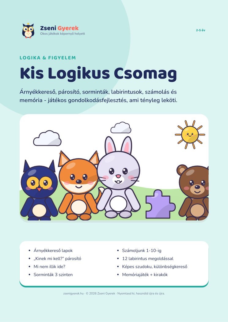 Kis Logikus Csomag - 1. oldal