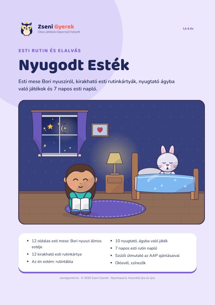 Nyugodt Esték Csomag - 1. oldal