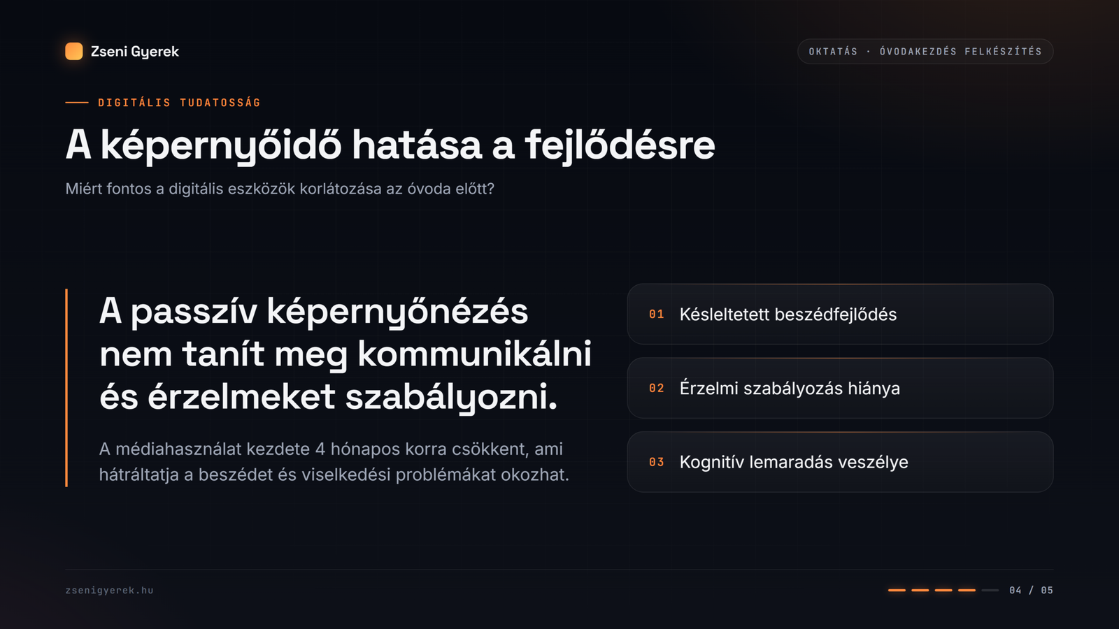 A képernyőidő hatása az óvodakezdés felkészítés sikerességére.